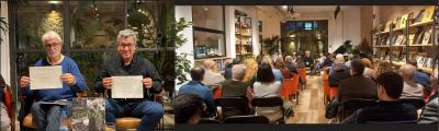 Juan Vicente Piqueras y Eduardo Moga reciben el V premio de poesía Lorenzo Gomis
