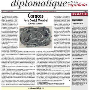 Le Monde Diplomatique · nº 123 · Enero · 2006