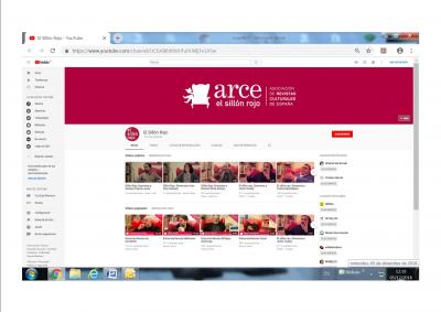Nuevas entrevistas en El Sillón Rojo de ARCE en Youtube