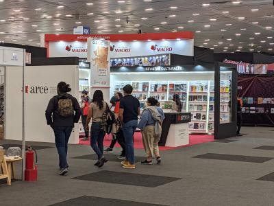 ARCE, en la FIL de Guadalajara, México: Pabellón Internacional, stand ii10