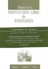 Boletín de la Institución Libre de Enseñanza 109-110